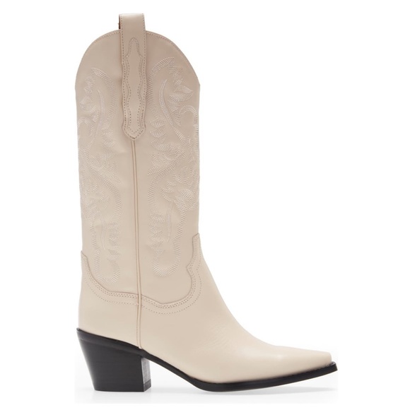 NEW JEFFREY CAMPBELL Dagget Western Boot Natural Leather Size 9.5 - Picture 3 of 9